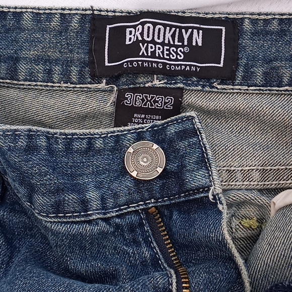 Mens Bklyn Xpress Jeans y2k grunge - Picture 3 of 6